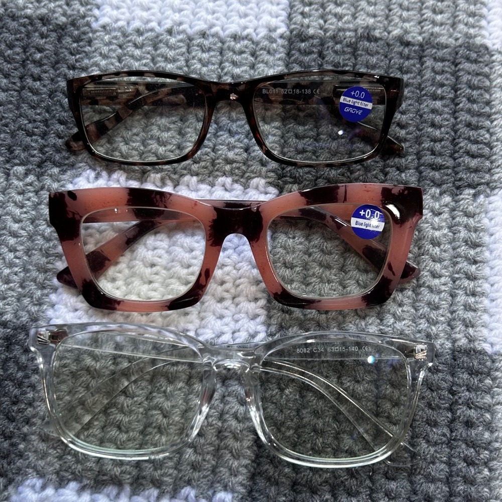 Blue Light Glasses Bundle OS Multicolor Dark Academia Office Siren Chic